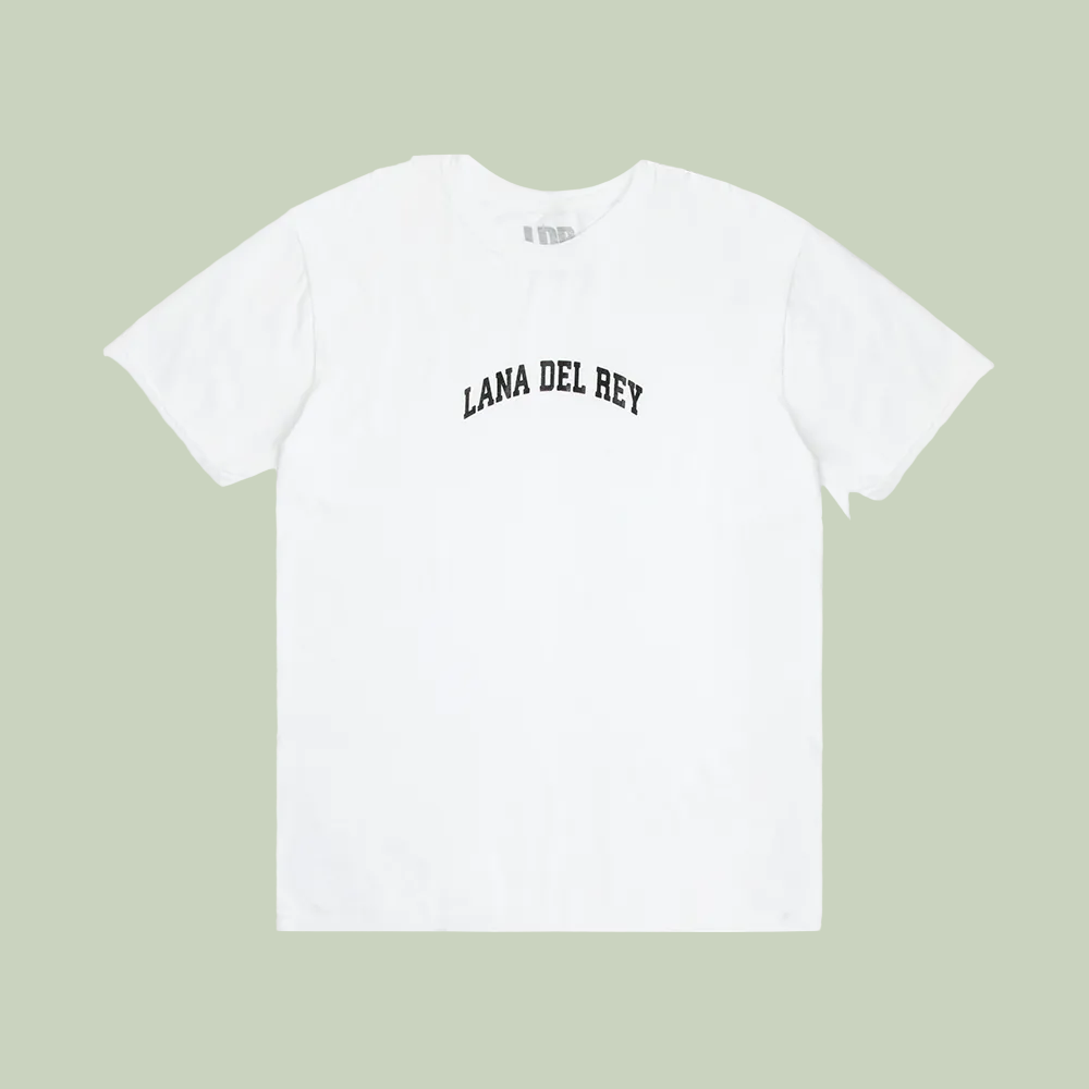 White T-Shirt With Lana Del Rey