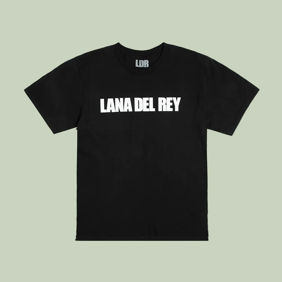 Black T-Shirt With Lana Del Rey