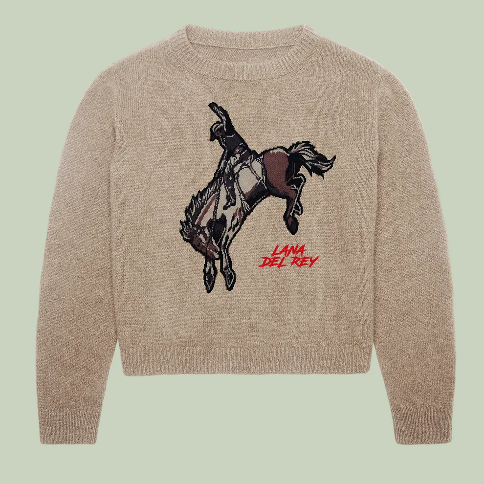 indio knit crewneck tan