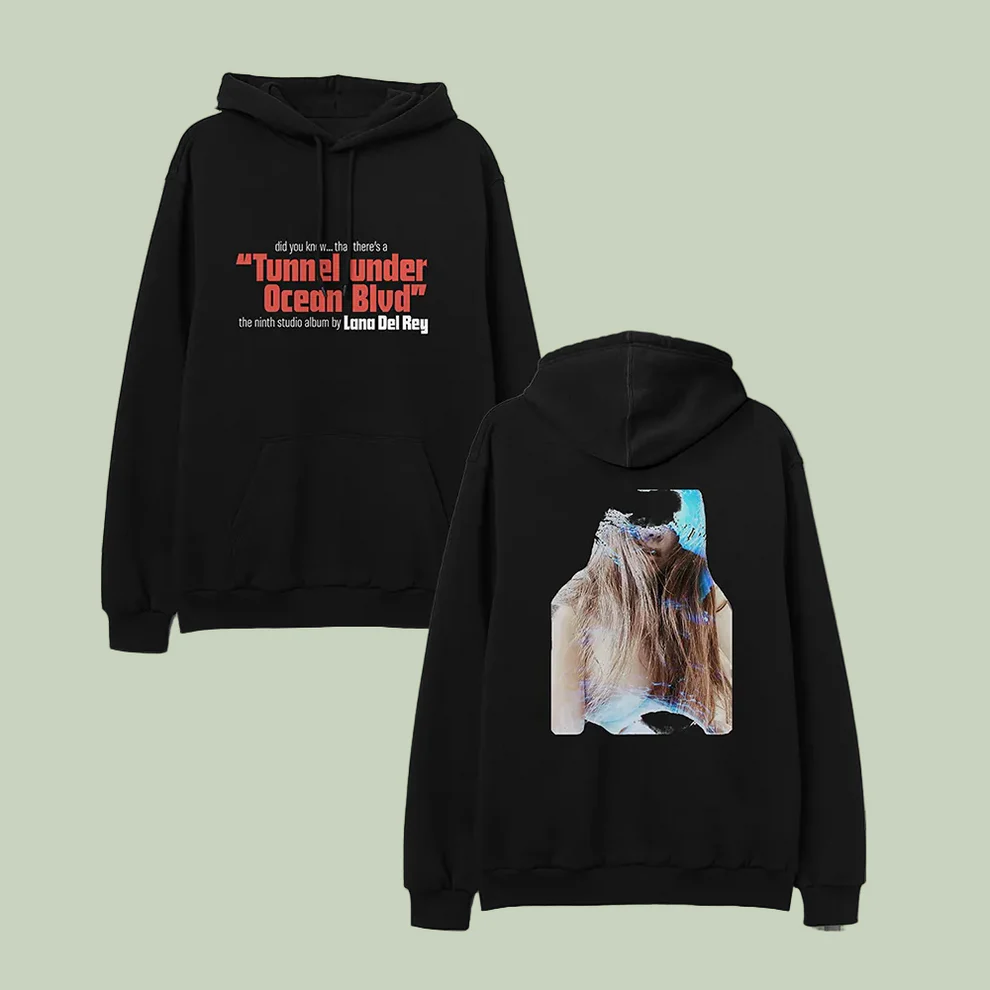 Under Ocean Blvd Hoodie in Black