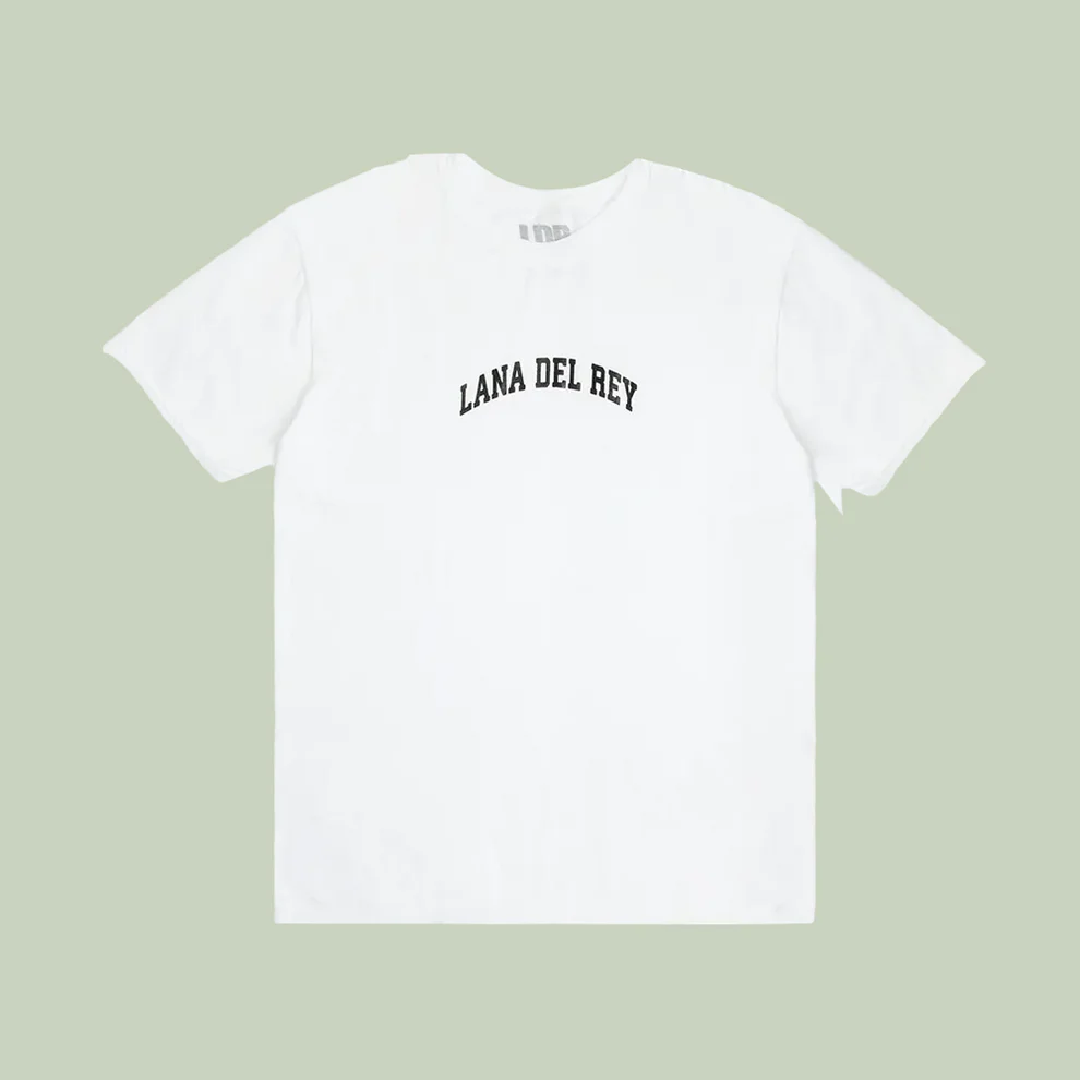 White T-Shirt With Lana Del Rey