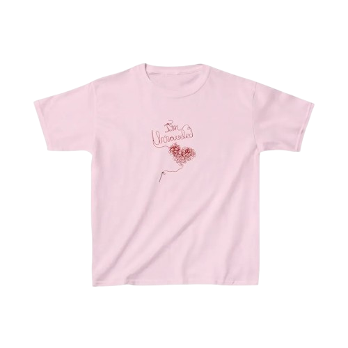 LDR Unraveled Baby Pink Tee