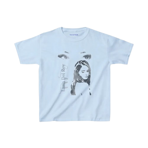 Lana Del Rey Graphic Blue Tee